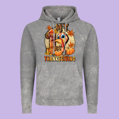 My 1st Thanksgiving Vintage Hoodie Designed By Nancycooperartshop