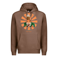 Chestnut basil brush retro japanese Premium Hoodie - tuanDangUi