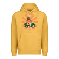 Mustard basil brush retro japanese Premium Hoodie - tuanDangUi
