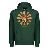 Sports Green basil brush retro japanese Premium Hoodie - tuanDangUi