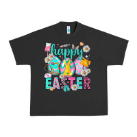 Pigment Black Happy Easter eggs Nurse Urban Heavy Tee - NancyCooperArtShop
