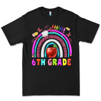 Black 6 th grade Premium Tee - BundleAndBundleShop