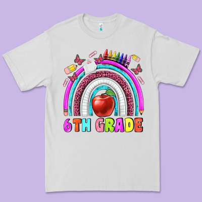 6 Th Grade Premium Tee Designed By Bundleandbundleshop