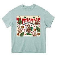 Arona Boojee Christmas cake Heavy Core Tee - MaliasSmallBusiness