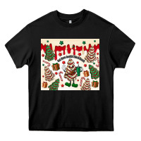 Black Boojee Christmas cake Heavy Core Tee - MaliasSmallBusiness