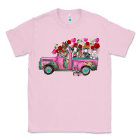 Bubblegum Pink farm animals valentine truck Classic Tee - RacoonDesign