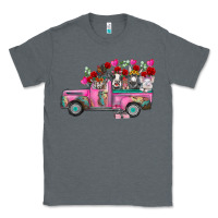 Charcoal Heather farm animals valentine truck Classic Tee - RacoonDesign