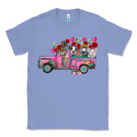 Colony Blue farm animals valentine truck Classic Tee - RacoonDesign