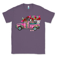 Lavender farm animals valentine truck Classic Tee - RacoonDesign