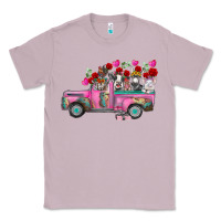 Lilac farm animals valentine truck Classic Tee - RacoonDesign