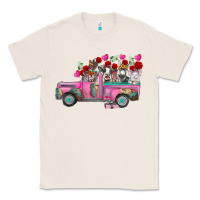 Natural farm animals valentine truck Classic Tee - RacoonDesign