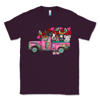 Plum farm animals valentine truck Classic Tee - RacoonDesign