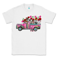 White farm animals valentine truck Classic Tee - RacoonDesign