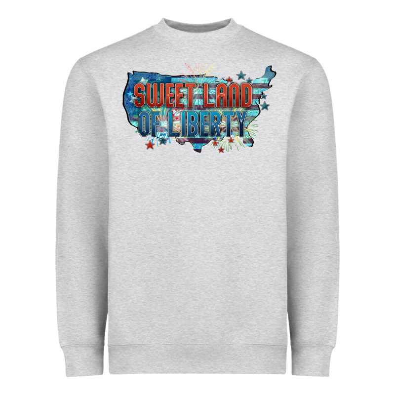 Sweet Land Of Liberty Heavyweight Sweatshirt by FaDigitalArtStudio | Teevron