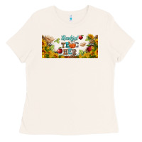 Bone thankful teacher fall libbey glass Ladies Tee - BundleAndBundleShop