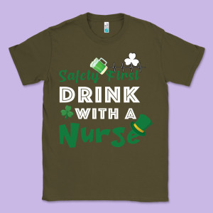 Safety First Drink With A Nurse Classic Tee Designed By Bettercallsaul