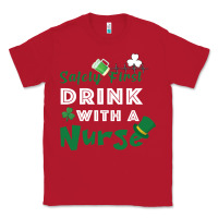 Red Safety First Drink With A Nurse Classic Tee - Bettercallsaul