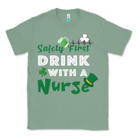 Sage Safety First Drink With A Nurse Classic Tee - Bettercallsaul