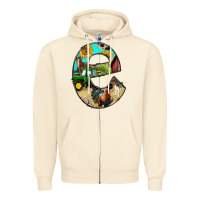 Sandshell farm life alphabet lowercase letters e Zipper Hoodie - BundleAndBundleShop
