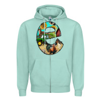 Seafoam farm life alphabet lowercase letters e Zipper Hoodie - BundleAndBundleShop