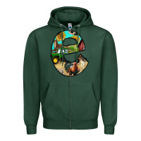 Sports Green farm life alphabet lowercase letters e Zipper Hoodie - BundleAndBundleShop