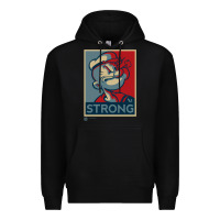 Black 1 popeye strong brand a transparent Premium Hoodie - tuanDangUi