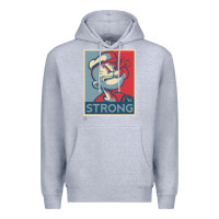 Heather Grey 1 popeye strong brand a transparent Premium Hoodie - tuanDangUi