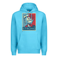 Ocean Blue 1 popeye strong brand a transparent Premium Hoodie - tuanDangUi