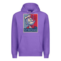 Purple 1 popeye strong brand a transparent Premium Hoodie - tuanDangUi