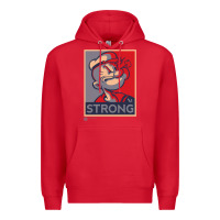 Red 1 popeye strong brand a transparent Premium Hoodie - tuanDangUi