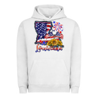 Pigment Lunar Rock 4th of july  louisiana map Urban Hoodie - BarkalooDesign