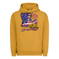 Pigment Peanut Butter 4th of july  louisiana map Urban Hoodie - BarkalooDesign