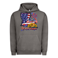 Pigment Tornado 4th of july  louisiana map Urban Hoodie - BarkalooDesign