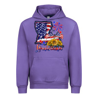 Tulip 4th of july  louisiana map Urban Hoodie - BarkalooDesign