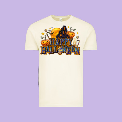 Happy Halloween Vintage Tee Designed By Texasbilliewilder