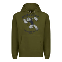 Army Green popeye poopdeck academy brand a transparent Premium Hoodie - tuanDangUi