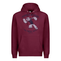 Burgundy popeye poopdeck academy brand a transparent Premium Hoodie - tuanDangUi