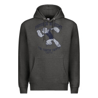 Charcoal Heather popeye poopdeck academy brand a transparent Premium Hoodie - tuanDangUi