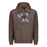 Coffee popeye poopdeck academy brand a transparent Premium Hoodie - tuanDangUi