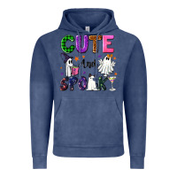 Vintage Denim Cute and spooky Vintage Hoodie - NancyCooperArtShop