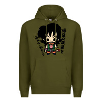 Army Green ヤムチャ yamcha Premium Hoodie - tuanDangUi