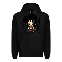Black ヤムチャ yamcha Premium Hoodie - tuanDangUi