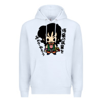White ヤムチャ yamcha Premium Hoodie - tuanDangUi