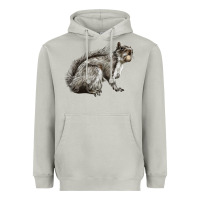 Moon Dust Gray Squirrel Heavyweight Hoodie - LillyAllenDesigns