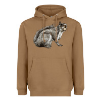 Toasted Coconut Gray Squirrel Heavyweight Hoodie - LillyAllenDesigns