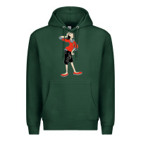 Sports Green olive oyl art Premium Hoodie - tuanDangUi
