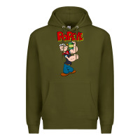 Army Green popeye Premium Hoodie - tuanDangUi