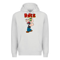 Dove Grey popeye Premium Hoodie - tuanDangUi