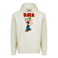 Oatmeal Heather popeye Premium Hoodie - tuanDangUi