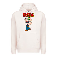 Pale Pink popeye Premium Hoodie - tuanDangUi